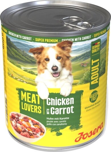 Josera Våtfôr Sparepakke Meatlovers Menu & Gulrot Kylling 24 X 800 G