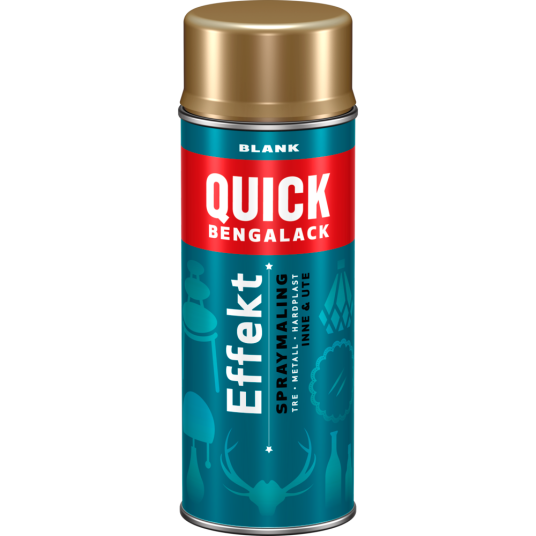 Quick Bengalack Effektspray Gull Metallic Quick Bengalack Effektspray Gull Metallic