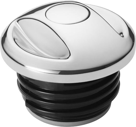 Georg Jensen  Bernadotte lokk m/trykknapp blank