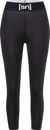 super.natural Women's Tundra175 Tight 3/4 S, Jet Black