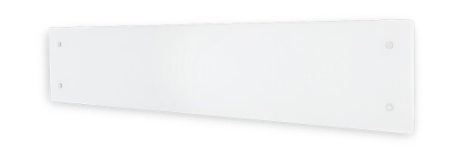 Glamox panelovn H60 L 600W, 230V, m/ herdet glass front, hvit, uten termostat Glamox panelovn H60 L 600W, 230V, m/ herdet glass front, hvit, uten termostat