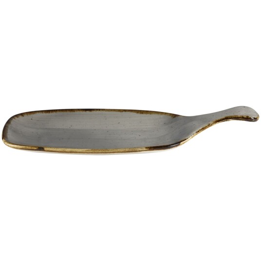 Churchill Fat Stonecast Peppercorn med håndtak 12.3x28.4 cm  Grå/Brun Rektangulær 6 Stykk / Forpakning