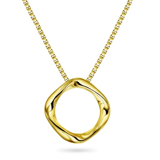 Pan Jewelry, Bølge smykke i 925 forgylt sølv