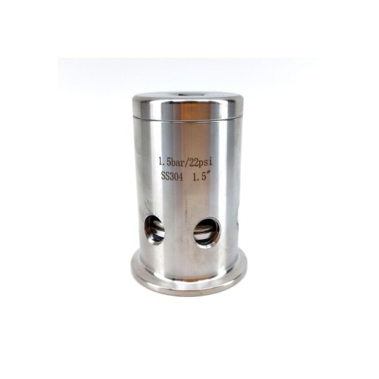 1.5" Trykk-/Vakumventil 1,5Bar Tri-Clamp beskytter din gjæringsrtank