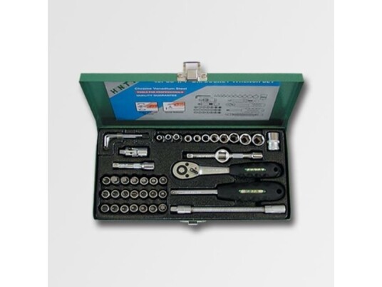 Honiton Pipenøkkelsett 1/4" - 43 deler