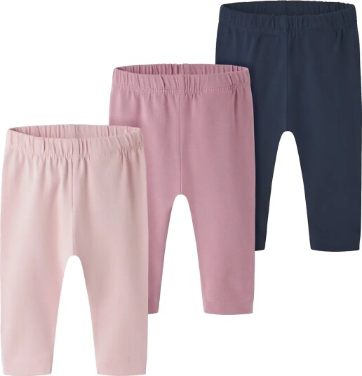 Name It Nbfvuvivian 3P Legging Pink 68