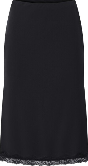 Gina Tricot Skjørt 90s Midi Lace Detail Svart Gina Tricot Skjørt 90s Midi Lace Detail Svart