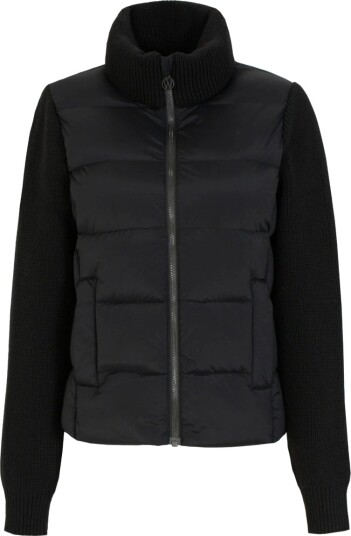 WoolLand Snøfjellet Dunjakke Dame Black XS