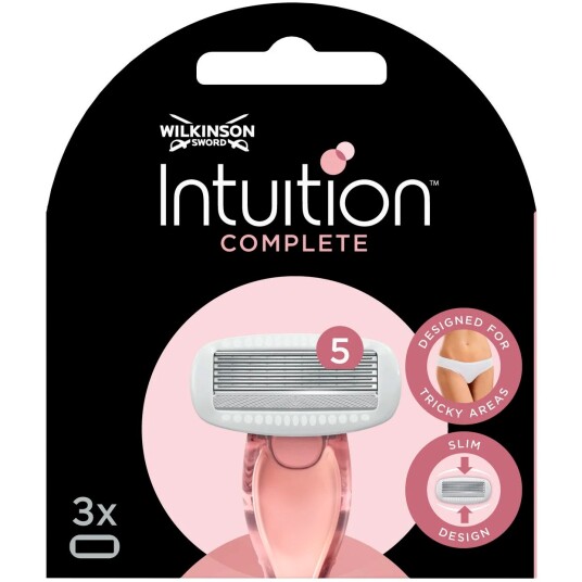 Wilkinson_Sword Intuition Komplett Erstatningsbarberblad 3 Stk Wilkinson_Sword Intuition Komplett Erstatningsbarberblad 3 Stk