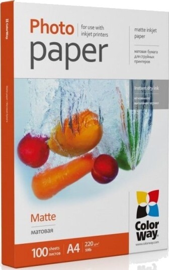 Colorway PM220100A4 matt fotopapir A4 220 g/m²