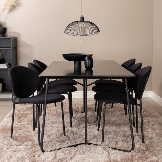 Venture Home Spisegruppe Venture Home Annika med 6 Valor Stoler GR22102