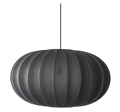 Made By Hand Knit-Wit Oval Taklampe Ø76 Sort Made By Hand Knit-Wit Oval Taklampe Ø76 Sort