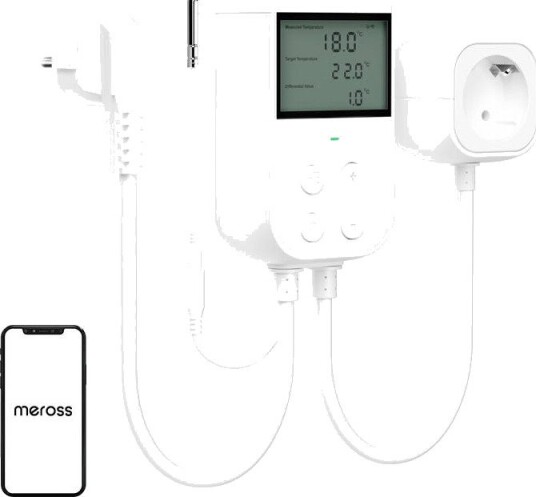 Smart Home Wi-Fi Thermostat/Heat.&Amp Amp Cooling Mts200bhk Meross