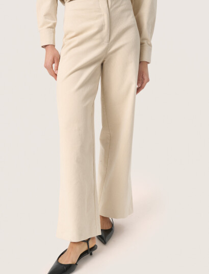Soaked in Luxury Slhelle Pants - Cream - XS