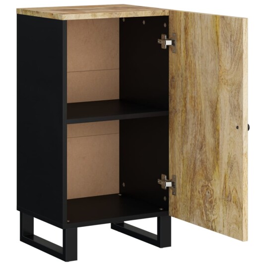 vidaXL Skjenk med dør 40x31x75 cm heltre mango