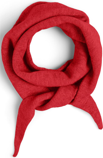 Pieces Pckomma Triangle Scarf Noos Bc Red ONE SIZE