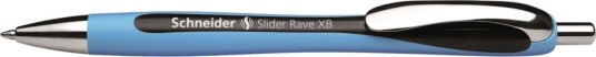 Schneider Slider Rave - Kulepenn - Svart - 1.4 Mm - Ekstra Bred - Retraktil