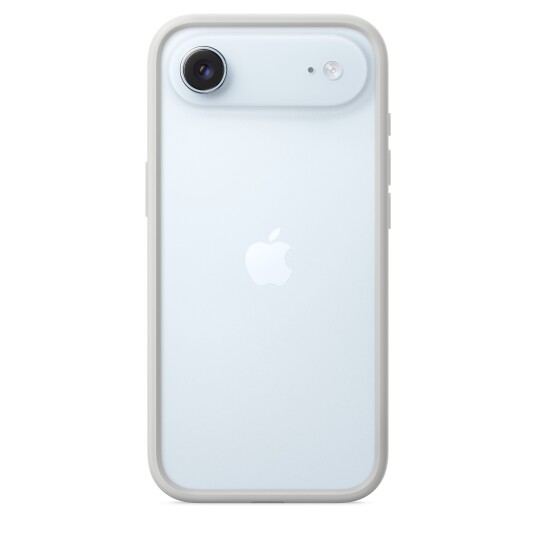 Apple iPhone Air Bumperdeksel - Lysegrå - Støtfanger i Polykarbonat