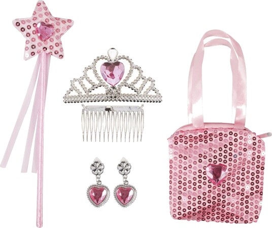 Ptit Clown Prinsesse Rosa Tilbehørskit for Barn One size 80221