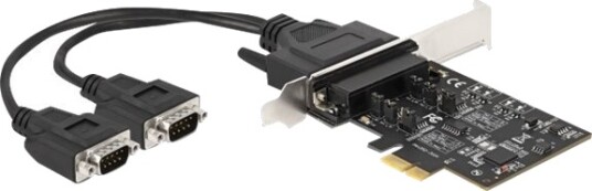Delock Seriell Adapter Pcie 2.0 Lav Profil Rs-422/485 X 2 Svart 90048