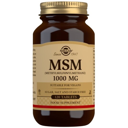 Solgar MSM 1000 mg Tablets 120 stk