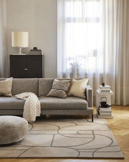 Modern Abstract teppe beige