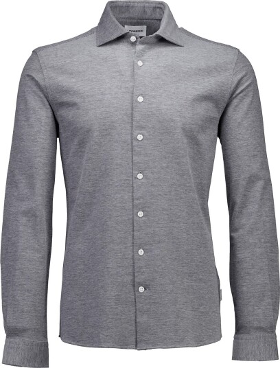 Lindbergh Knitted Dress Shirt L/S   Grey   M