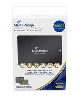 MediaRange MR1004 960 GB Solid State Drive (black, SATA 6 Gb / s, 2.5 ")