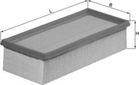 Luftfilter MAHLE ORIGINAL LX 1008/1