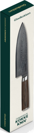 Gladkokken Damascus kokkekniv 30 cm