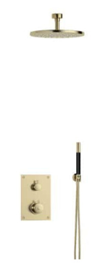 Tapwell Box7268 Takdusj Innbygging - Takmontert Honey Gold / 85mm Ø300mm (TA-9424988)