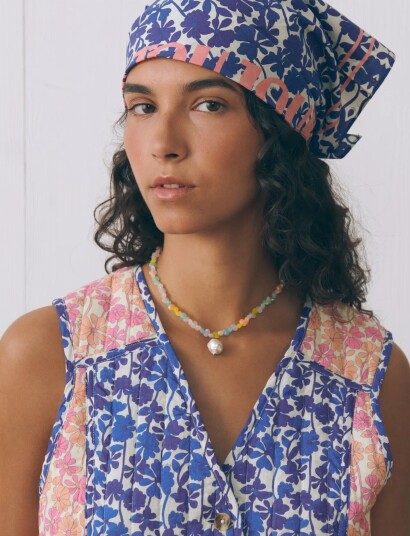 Maison Labiche Lampue Retro Flower Blue ONE SIZE Maison Labiche Lampue Retro Flower Blue ONE SIZE