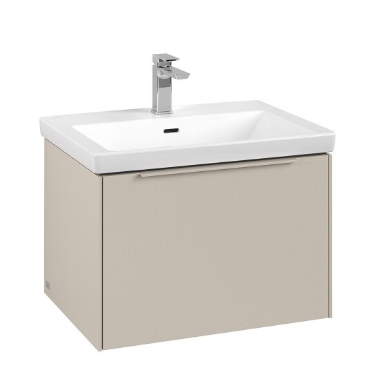 Villeroy & Boch  Subway 3.0 Servantskap m/1 skuff 622x429x478 mm Lys Grå Matt