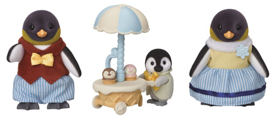 Sylvanian Families Pingvinfamilien Figurer med Dukketilbehør til Barn fra 3 år