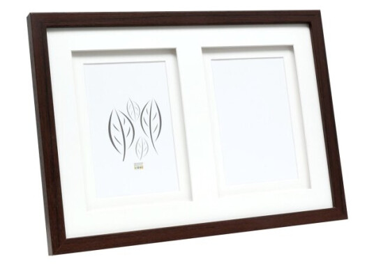 Deknudt S65kq2 Kartong Glass Tre Brun 3 Bilder I 1 Ramme Bord Vegg 15 X 20 Cm Rektangulær