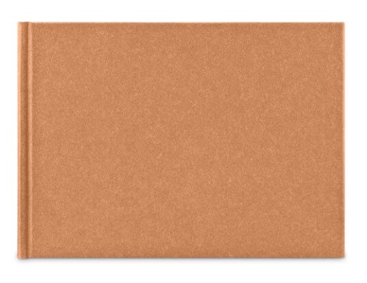 Hama Wrinkled Bookbound 24X17 36 White Pages Brown 7614
