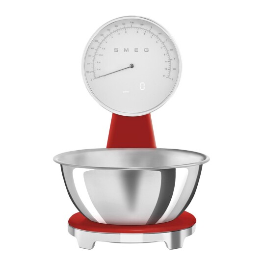 Smeg Kjøkkenvekt KSF01 rød Smeg Kjøkkenvekt KSF01 rød