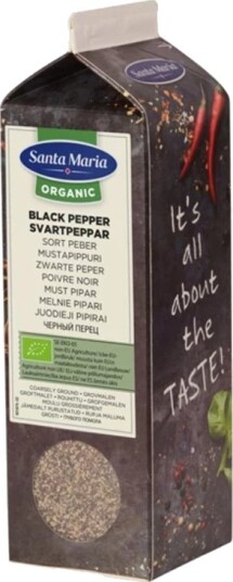 Krydderi Pepper Sort Grovt Øko Krydderi Pepper Sort Grovt Øko
