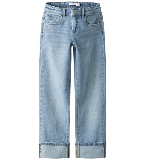 Name It Nkfrose Straight Fold Jeans 4224 Az Noos Blue 116