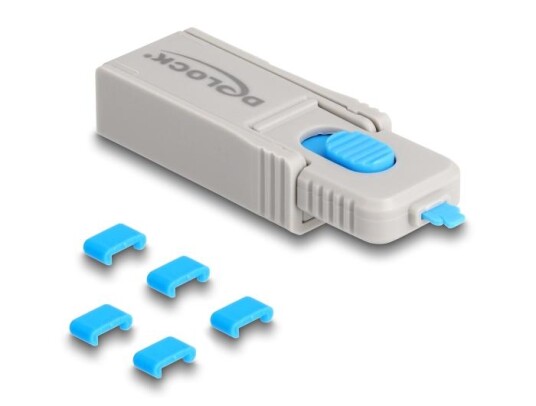 DELOCK USB Type-C t Blocker Set USB Type-C female ts 5 pieces