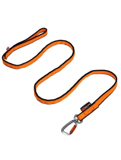Non-stop Dogwear Bungee Hundebånd 2,8 m M Sort/Oransje