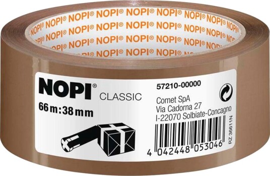 Tesa Nopi Classic Tape 66m x 38mm Brun