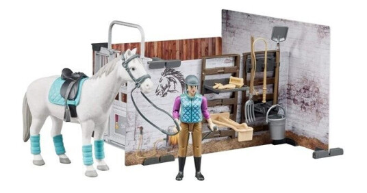 Bruder Bworld Theme Set Horse Stable