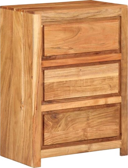 Kommode 55x33x75 cm heltre akasie