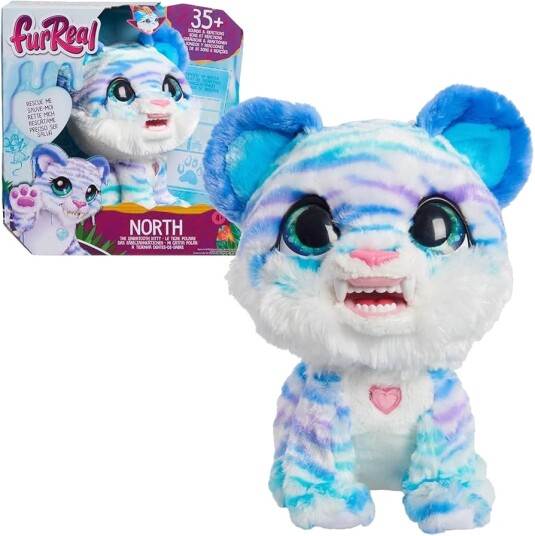 Furreal Lil Wilds Interaktiv Sabeltiger Kosedyr 28cm Furreal Lil Wilds Interaktiv Sabeltiger Kosedyr 28cm