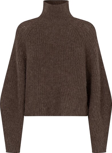Lollys Laundry Elioll Knit Jumper Ls   DARK MOKKA   XL