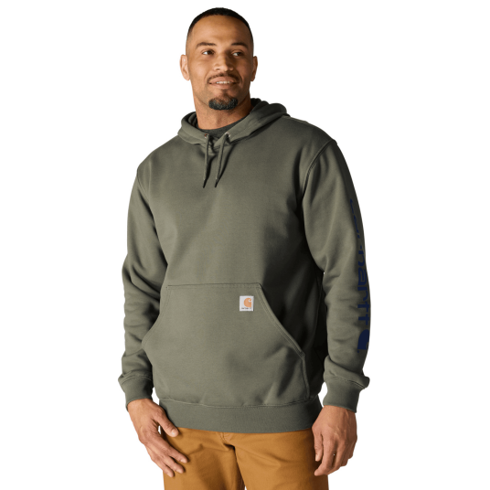 Carhartt Iconic K288 Logo Sweatshirt Men Dusty Olive M M