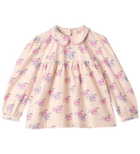COPENHAGEN COLORS Unicorn Comb Unicorn Bluse W. Halsbånd 92