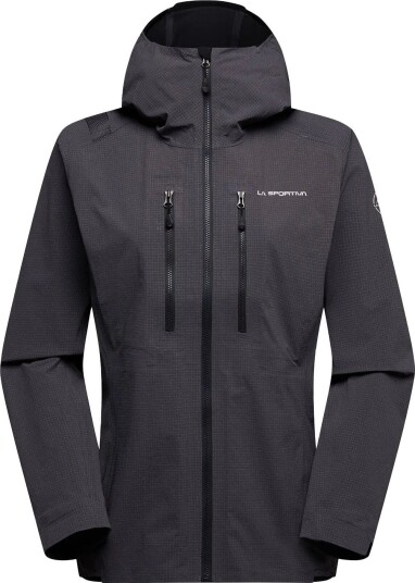 La Sportiva Women"s Helixir Shell Jacket Onyx/chalk L