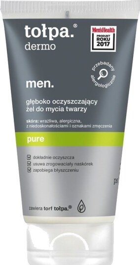 Tołpa_Dermo Men Ren Dyprensende Ansiktsvaskegel 150Ml